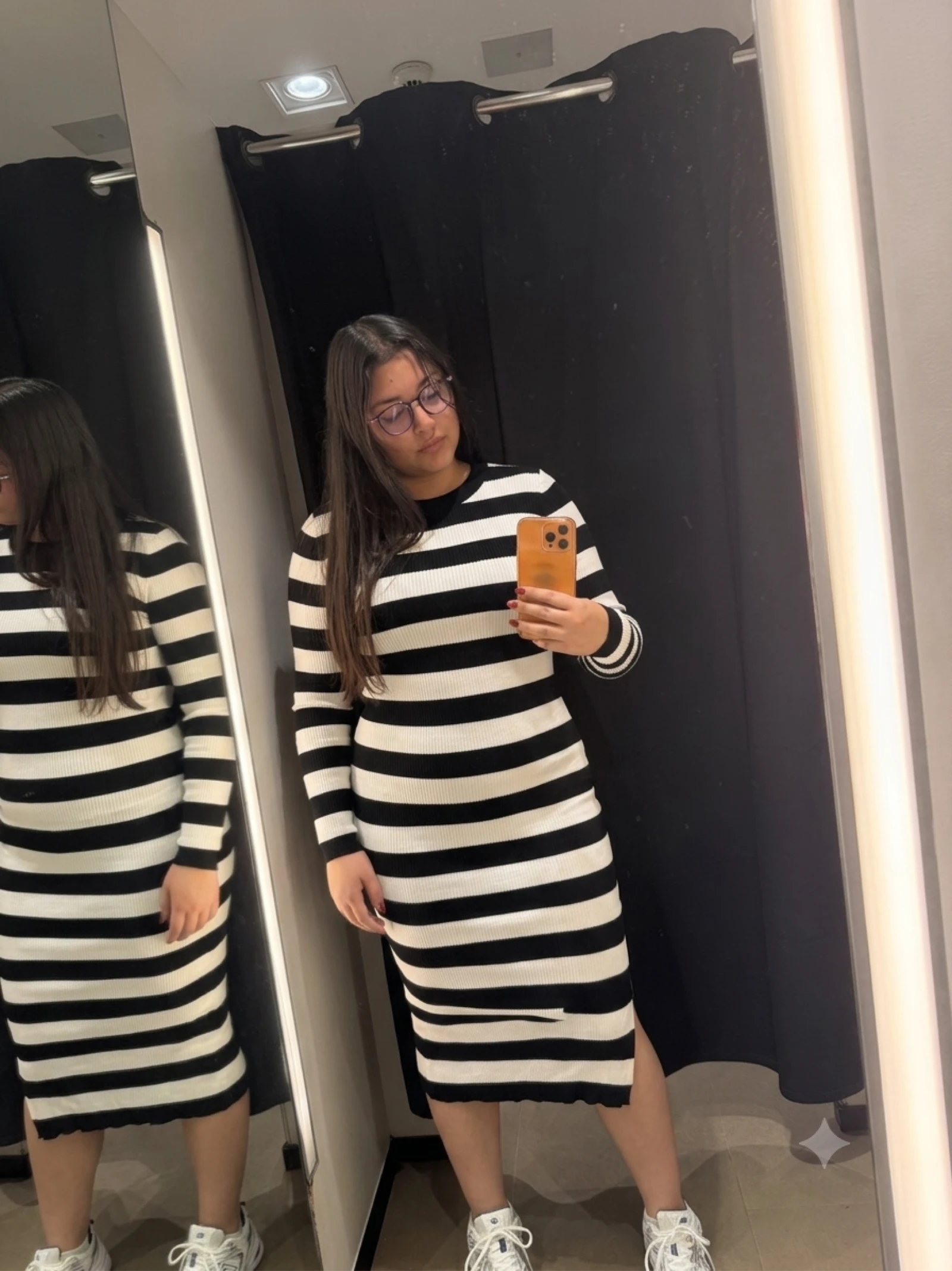 Vestido ajustado de listras – photo 2